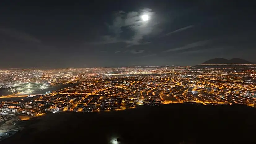 Kayseri semalarında büyüleyici gece!