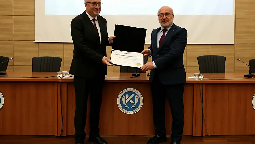 Kayseri Üniversitesi kalite yolculuğunu belgeyle taçlandırdı