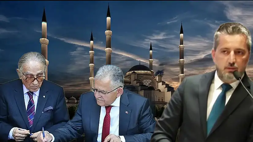 Kayseri'ye 3 yıl önce yapılacağı belirtilen ve sadece temeline 75 milyon harcanan 700 milyonluk camiye ne oldu?