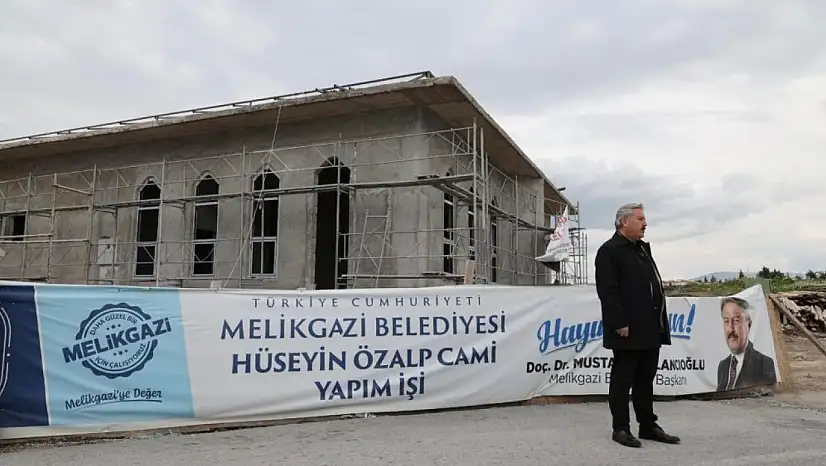 Kayseri'ye bir camii daha geliyor: Yakında ibadete açılacak