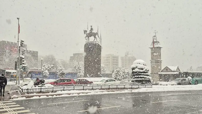 Kayseri'ye Meteoroloji'den kritik uyarı! Yoğun kar yağışı geliyor