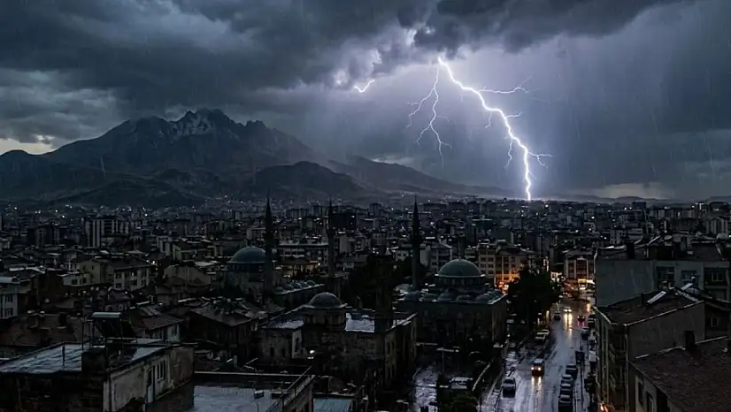 Kayseri'ye meteorolojiden yağış uyarısı: Sağanak tüm hafta sürecek!