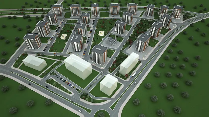 Kayseri'ye yeni yaşam alanı inşa ediliyor... Temeli yarın atılıyor