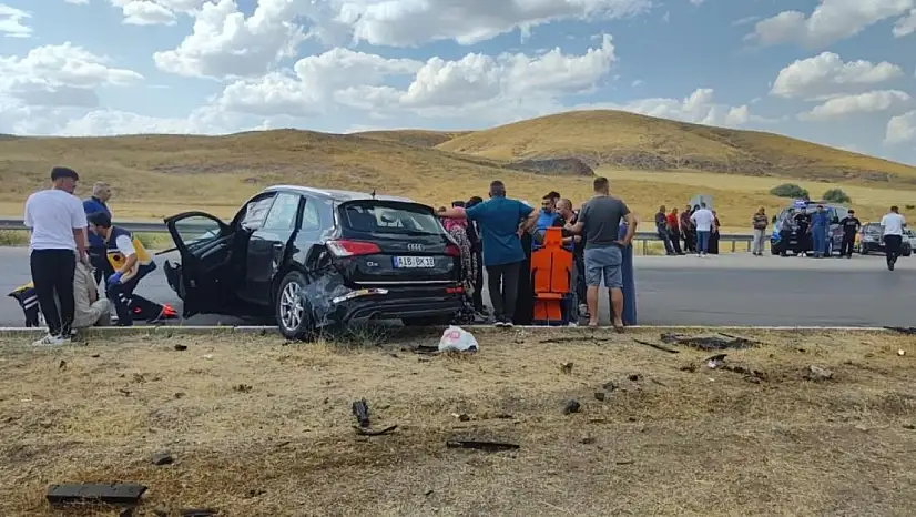 Kayseri yolunda kaza: 1'i ağır 8 yaralı
