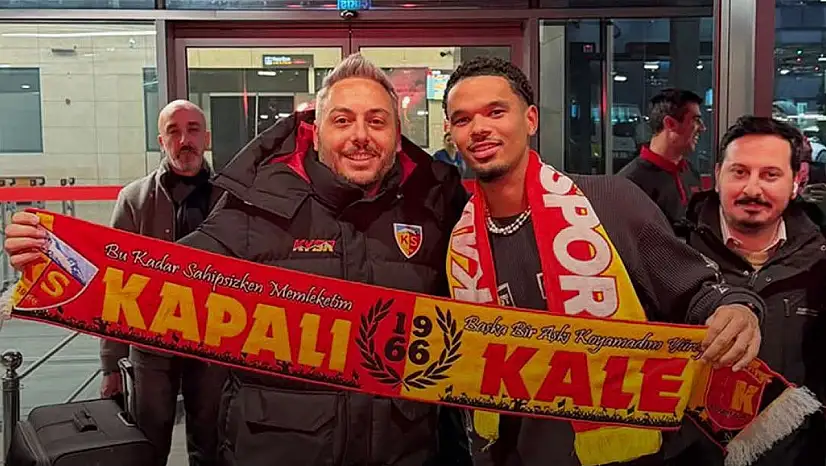 Kayserispor'un yeni transferi Kayseri'de