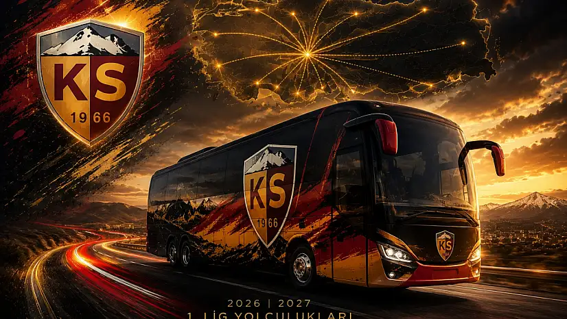 Kayserispor yeni sezonda 13 bin 451 km yol yapacak!