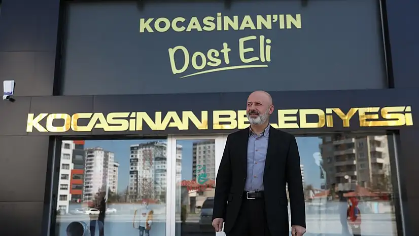 Kocasinan'da Dost Mağaza'da vatandaşlara sevgi puanları ile bayramlık alışveriş keyfi