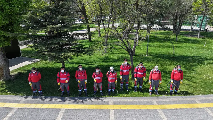 Kocasinan'da parklar ve bahçeler mercek altında