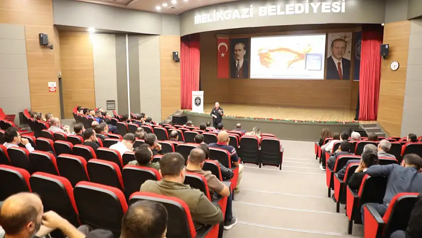 Kayseri'de deprem, sel ve yangına karşı hazırlık eğitimi