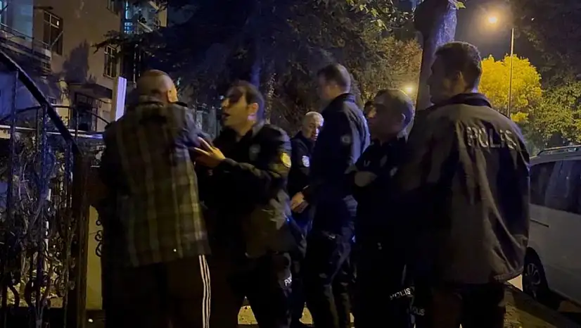 Melikgazi'de gergin anlar: Bıçaklı şahıs güçlükle sakinleştirildi