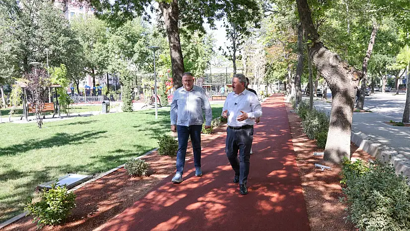 Melikgazi'de yenilenen Yıldız Parkı yeni yüzüne kavuştu