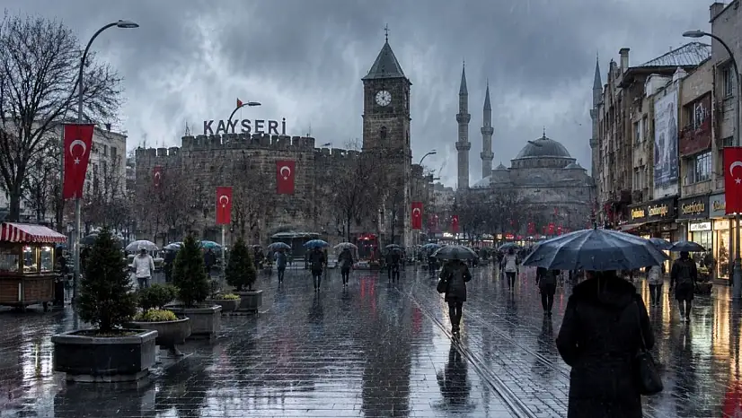 Meteoroloji paylaştı: Kayseri'de 3 ilçe etkilenecek!