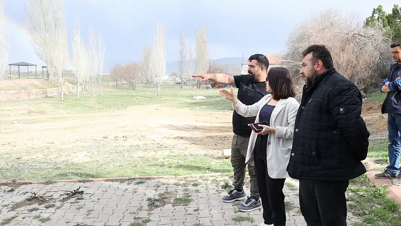 O mahalleye yeni mesire alanı için ilk inceleme yapıldı