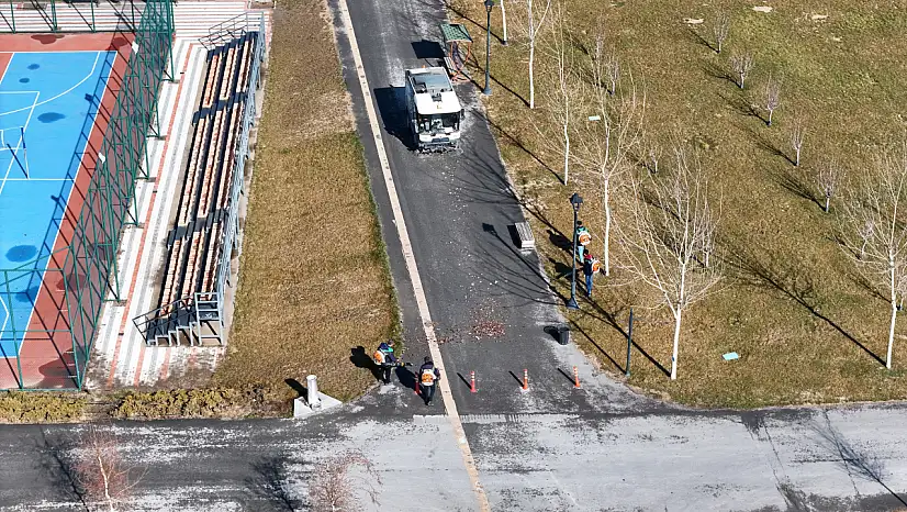 Recep Tayyip Erdoğan Millet Bahçesi temizleniyor
