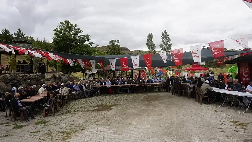 Saadet Partisi Kayseri teşkilatı geleneksel piknikte buluştu