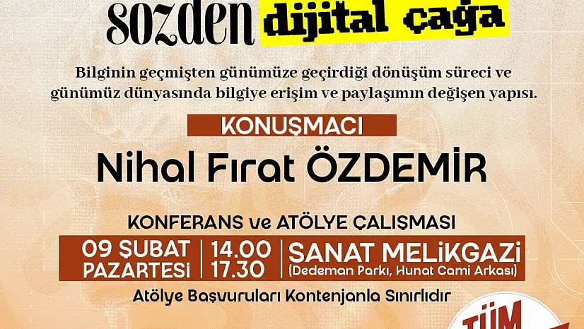 Sözden Dijital Çağa konferansı başlıyor
