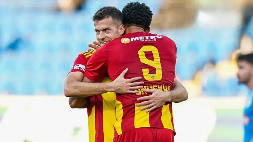 Sarı kırmızılılar deplasmanda ilk kez kazandı