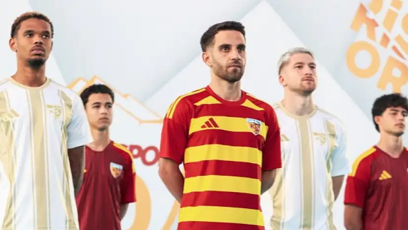 'Sarı umut, kırmızı tutku'... Kayserispor'un 60. yıl özel formaları tanıtıldı