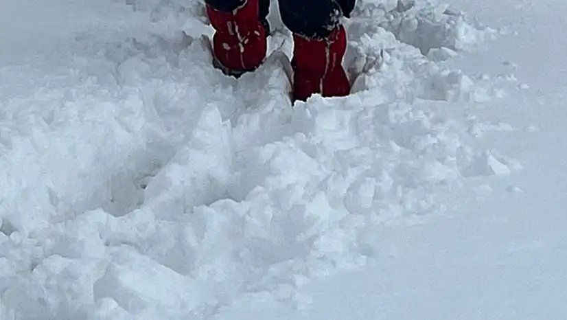 Şehir merkezinde durum farklı ama bu görüntü Kayseri'de çekildi