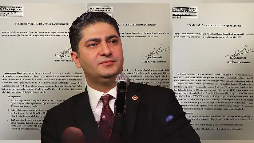 Şeker fabrikaları iflasın eşiğinde mi? Milletvekili Özdemir Bakan'a sordu: Maliyet piyasa fiyatının yüzde 30 üstüne mi çıktı?