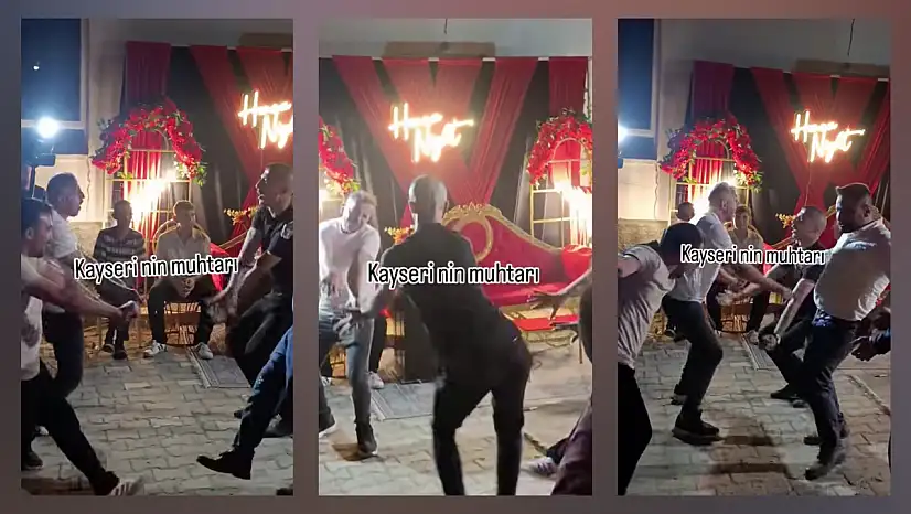 Sosyal medyada herkes Kayseri'deki bu düğünü konuşuyor! Yok böyle bir oyun