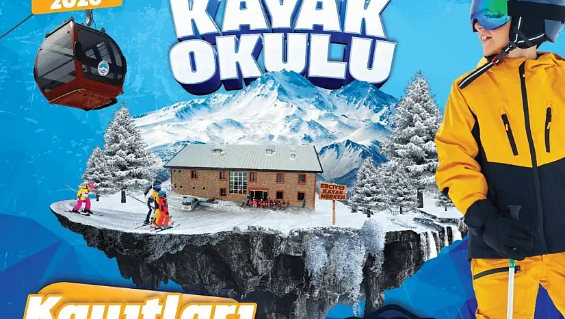 Yetişkinler için kayak okulu Erciyes'te başlıyor