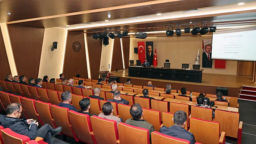 Talas'ta kapsamlı eğitim! Tek tek anlatıldı