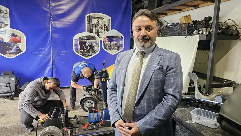 Talas'tan engelli vatandaşlara anlamlı destek