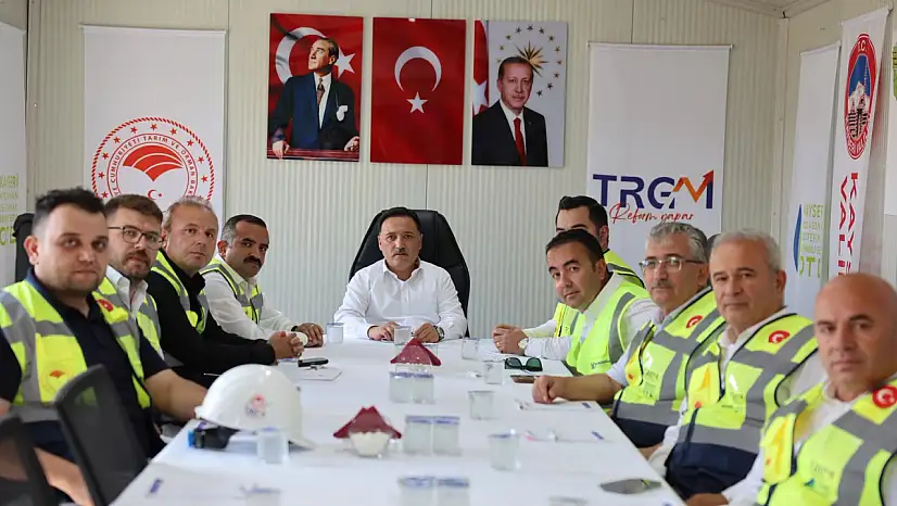 Vali Çiçek o projeyi yerinde inceledi: Kayseri'ye dört koldan katkı