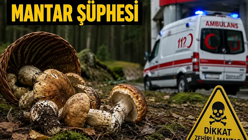 Yahyalı'da mantar zehirlenmesi şüphesi: 3 kişi hastaneye kaldırıldı