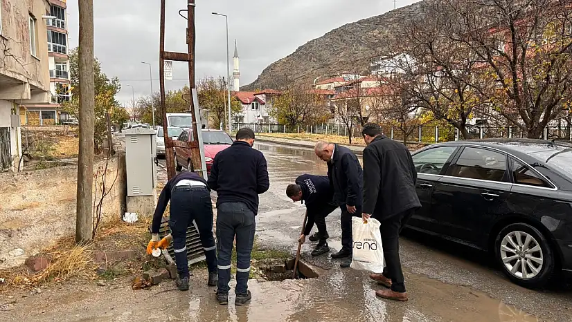 Yahyalı'da yağışlara karşı önlemler arttırıldı