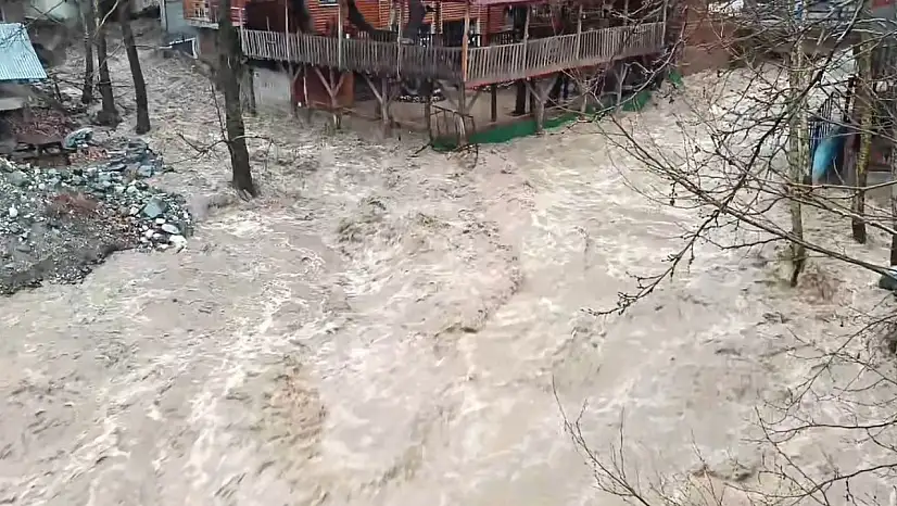 Kayseri'nin o ilçesinde sel! Yeni görüntüler ortaya çıktı