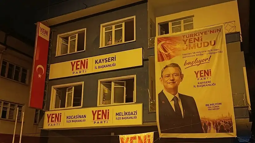 YENİ Parti Kayseri'de kritik seçim! 16 ilçede sandık kurulacak