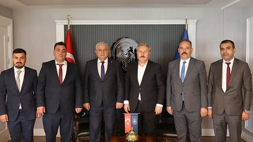 Yeniden seçildi, ilk durağı Melikgazi Belediyesi oldu