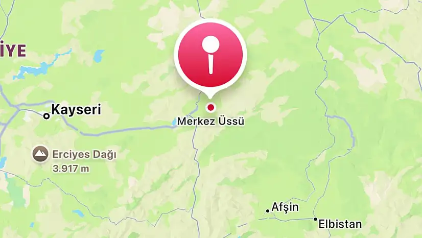 Yine aynı bölge! Kayseri'de bir deprem daha...