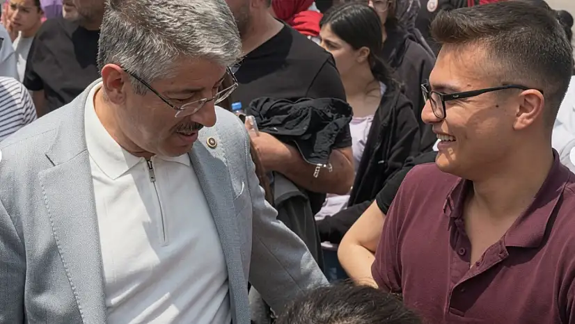 YKS öğrencilerine Şaban Çopuroğlu desteği
