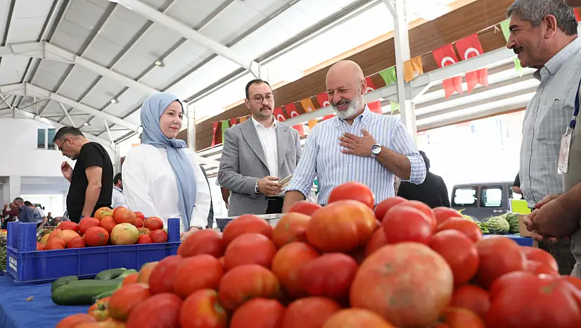 Yüzde 100 Ekolojik Pazar'a büyük rağbet!