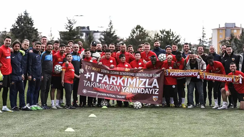 Kayserispor, çok özel misafirleri ağırladı