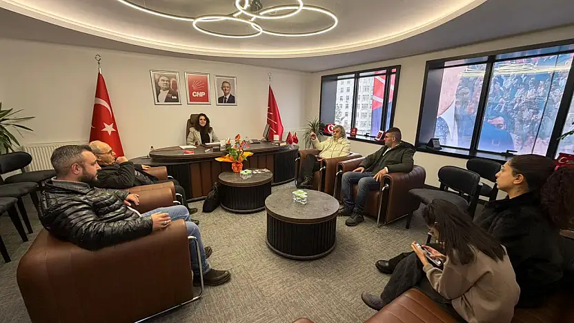 CHP İl Başkanı Özer'in dikkat çeken misafiri