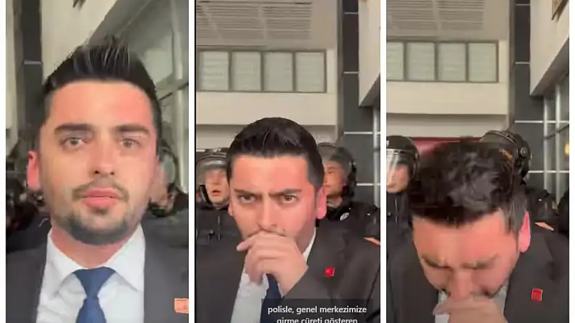 CHP Kayseri İl Başkanı Gözbaşı'nın zor anları! Konuşmakta güçlük çekti