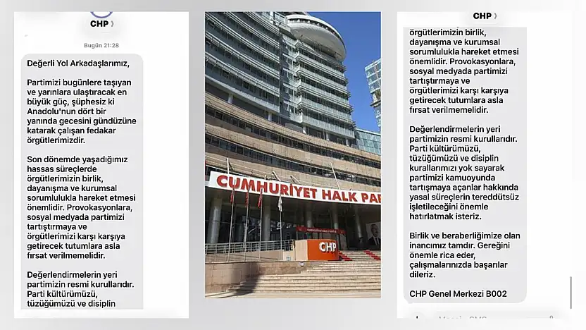 CHP Kayseri'yi karıştıran mesaj