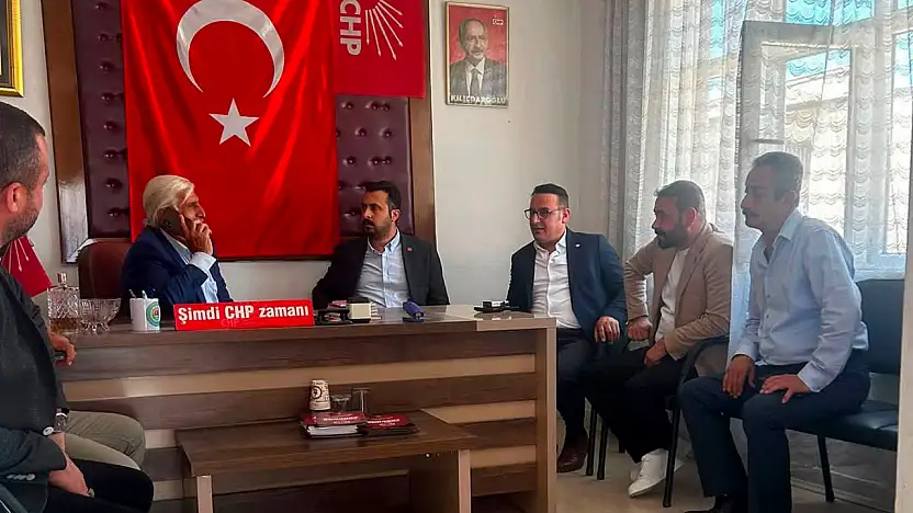 CHP Kayseri yönetimi Sarız'a çıkarma yaptı! Belediye Başkanına ulaşılamıyor