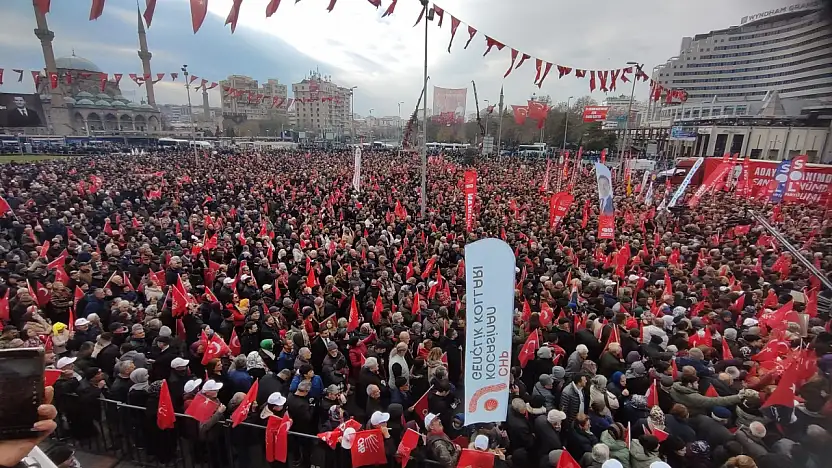 CHP Lideri Kayseri'yi bakın nasıl selamladı!