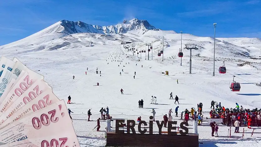 Erciyes Kayak Merkezi'ne zam geldi! Yeni bilet fiyatları belli oldu