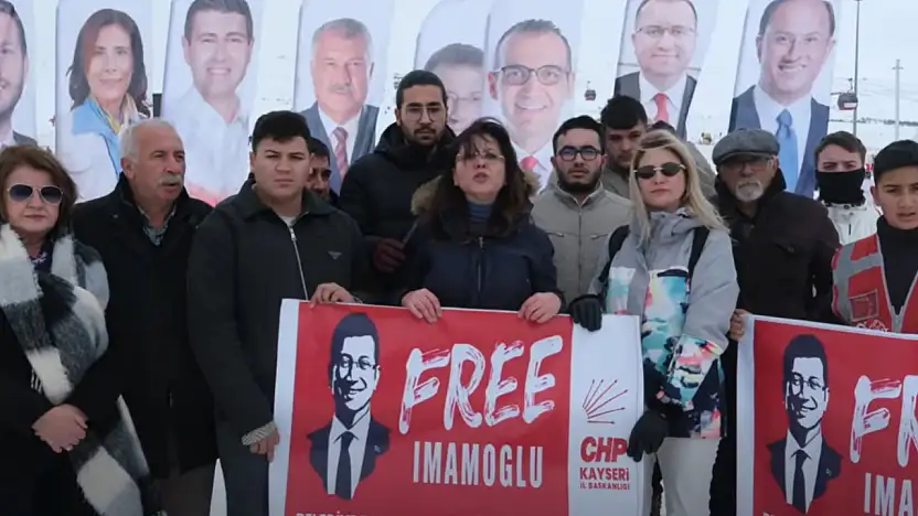 Erciyes'te Ekrem İmamoğlu afişi açtılar!