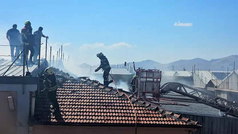 Flaş! Kayseri OSB'de fabrika yangını