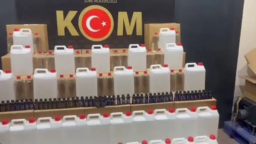Halk sağlığını tehdit eden 91 bin litre sahte ürün ele geçirildi