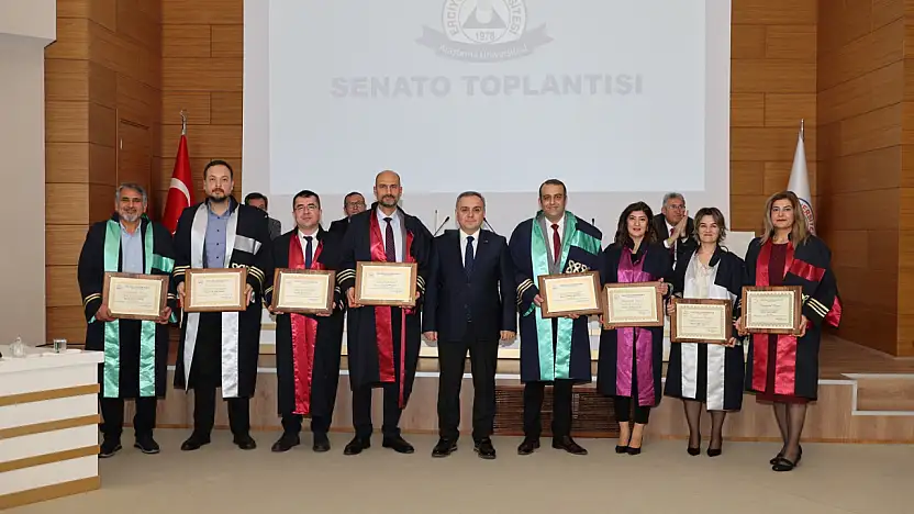 İşte Kayseri'nin yeni profesörleri