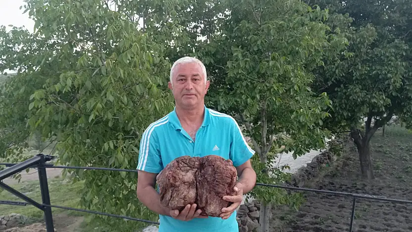 Kayseri'de bulundu! Yanan, kokan gizemli taşın ne olduğu merak ediliyor