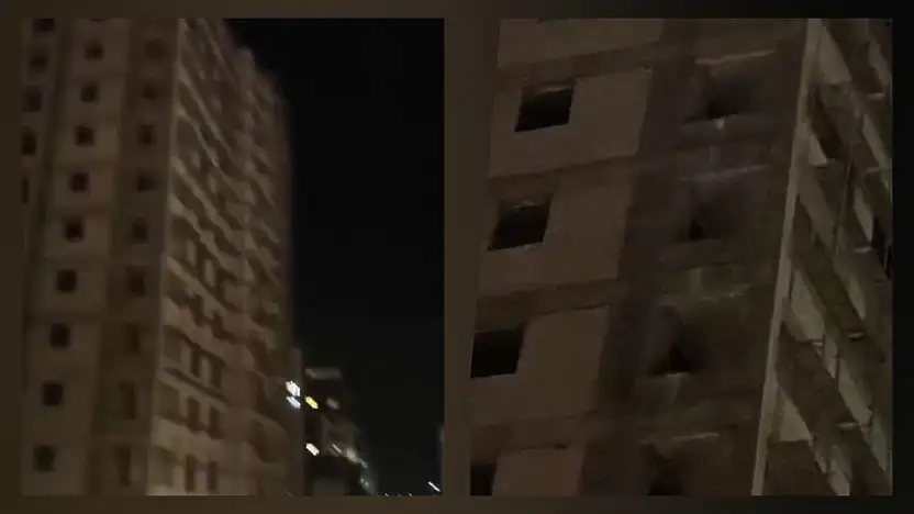 Kayseri'de gece yarısı inşaat halindeki binada görülen kadın polisi alarma geçirdi